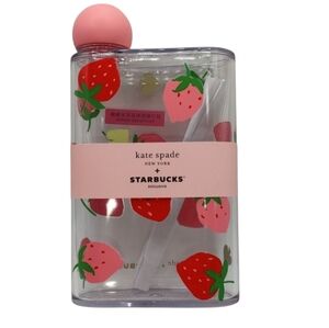 Starbucks × Kate Spade Strawberry Tumbler 14 oz